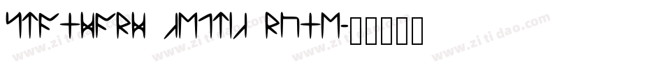 Standard Celtic Rune字体转换